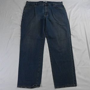 Alex Cannon 38 x‎ 32 Relaxed Medium Wash Denim Mens Jeans